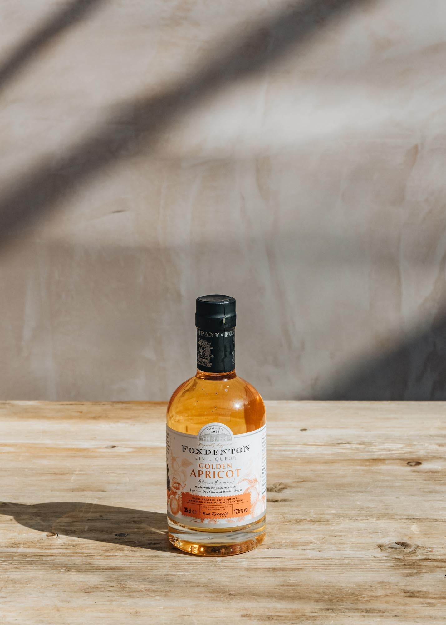Foxdenton Golden Apricot Gin Liqueur, 35cl