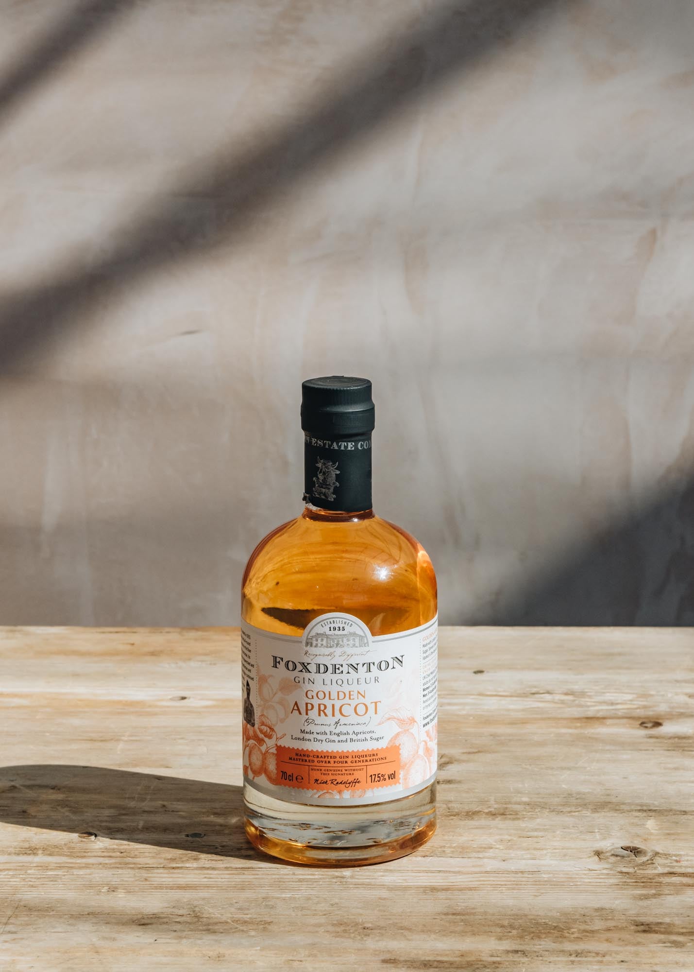 Foxdenton Golden Apricot Gin Liqueur, 70cl