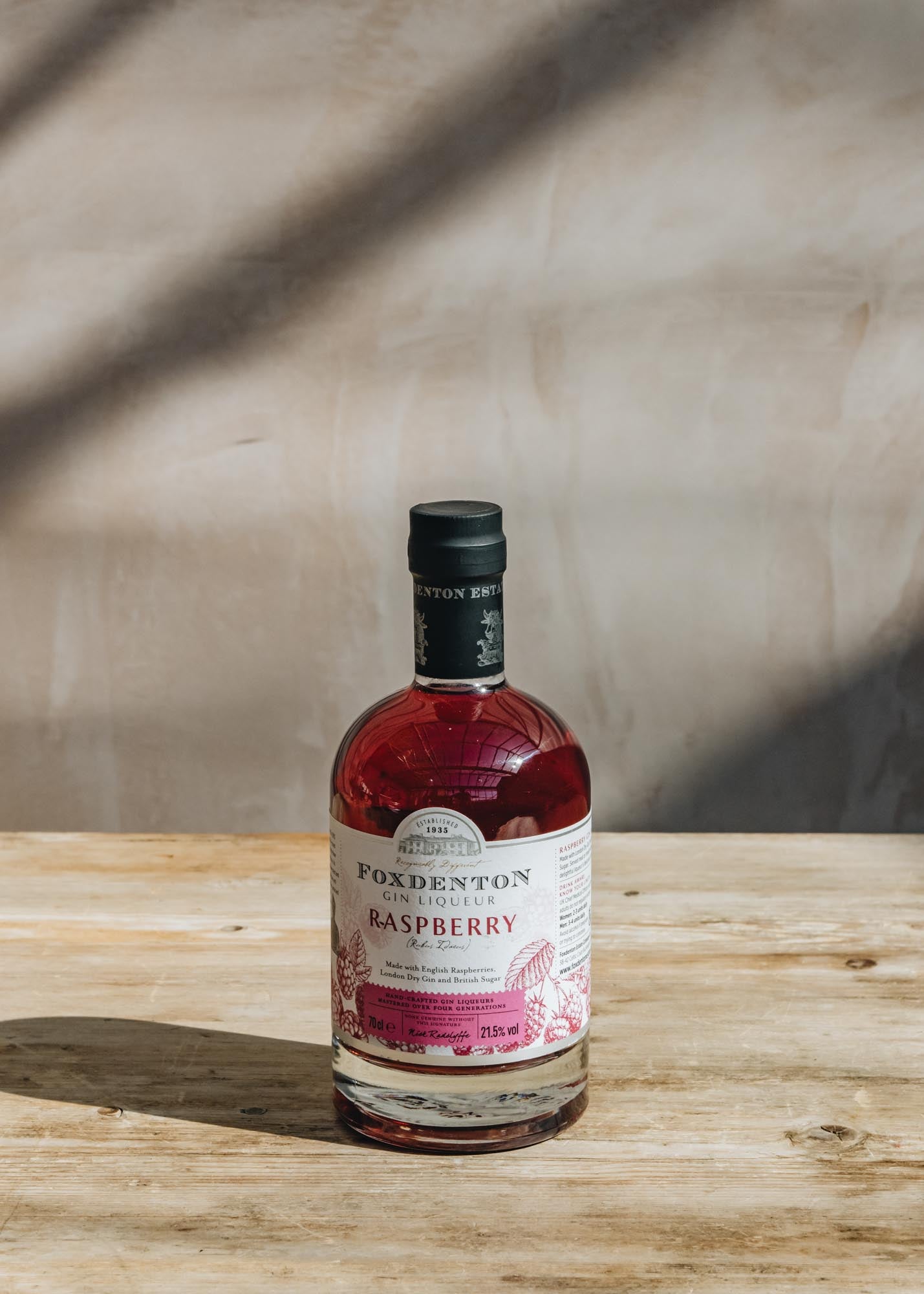 Foxdenton Raspberry Gin Liqueur, 70cl
