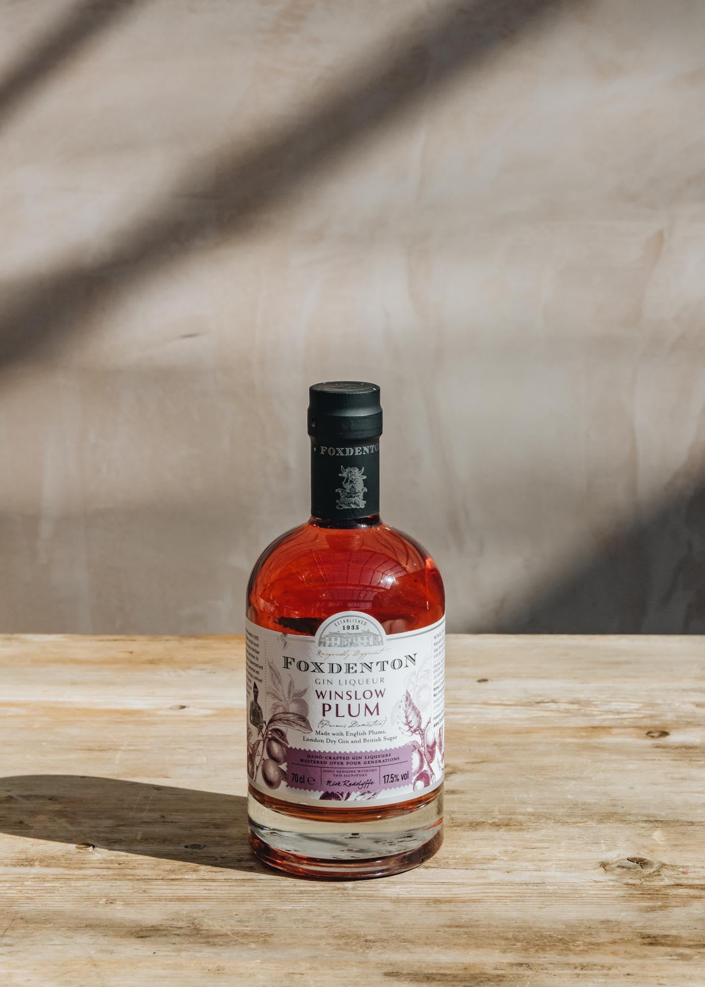 Foxdenton Winslow Plum Gin Liqueur, 50cl