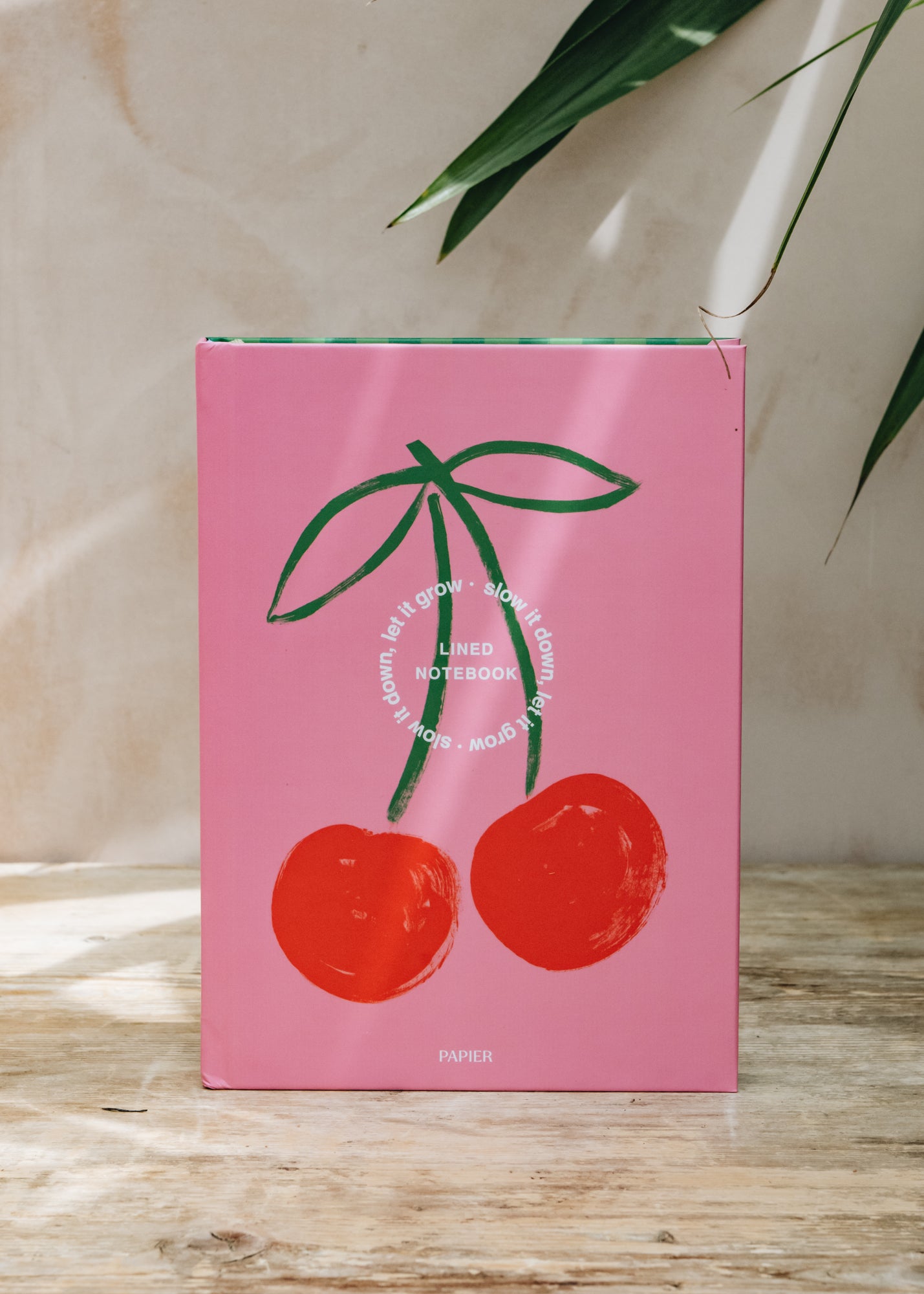 Papier Papier Fresh Cherries Lined Notebook