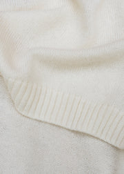 Van Kukil Full Sleeve Kayla Crew Neck Jumper in Angel White