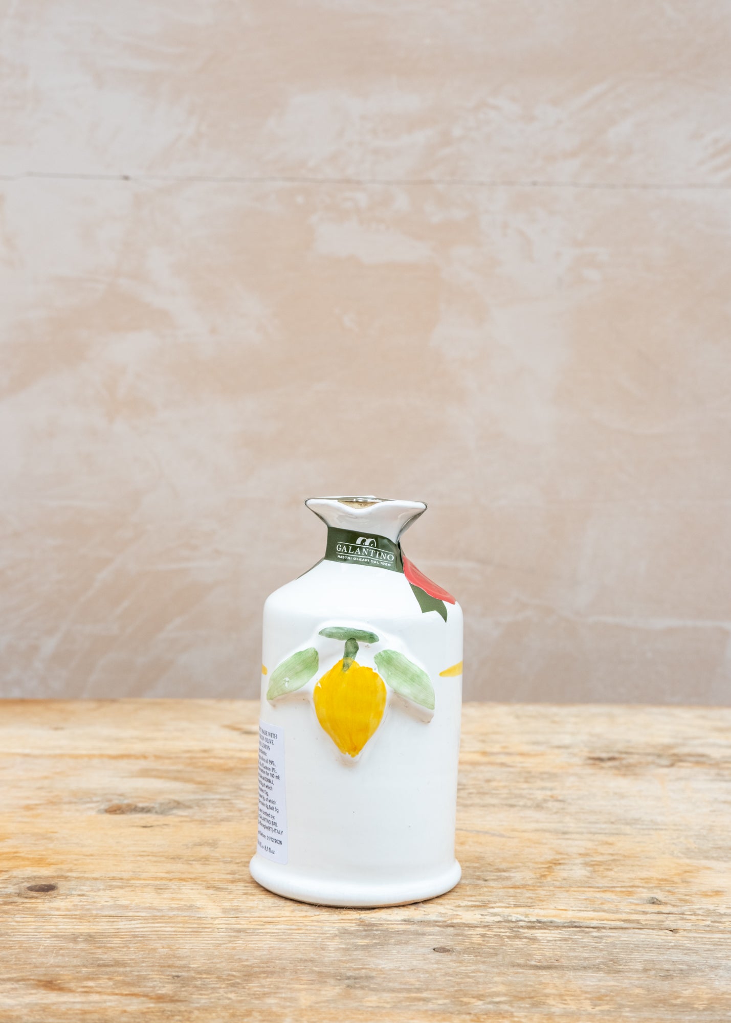 Galantino Lemon Infused Extra Virgin Olive Oil in Ceramic Bottle, 250ml