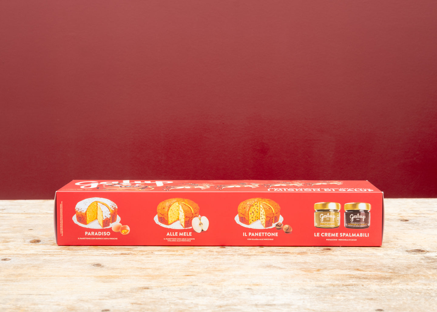 Galup Three Mini Panettone with Cream Spreads