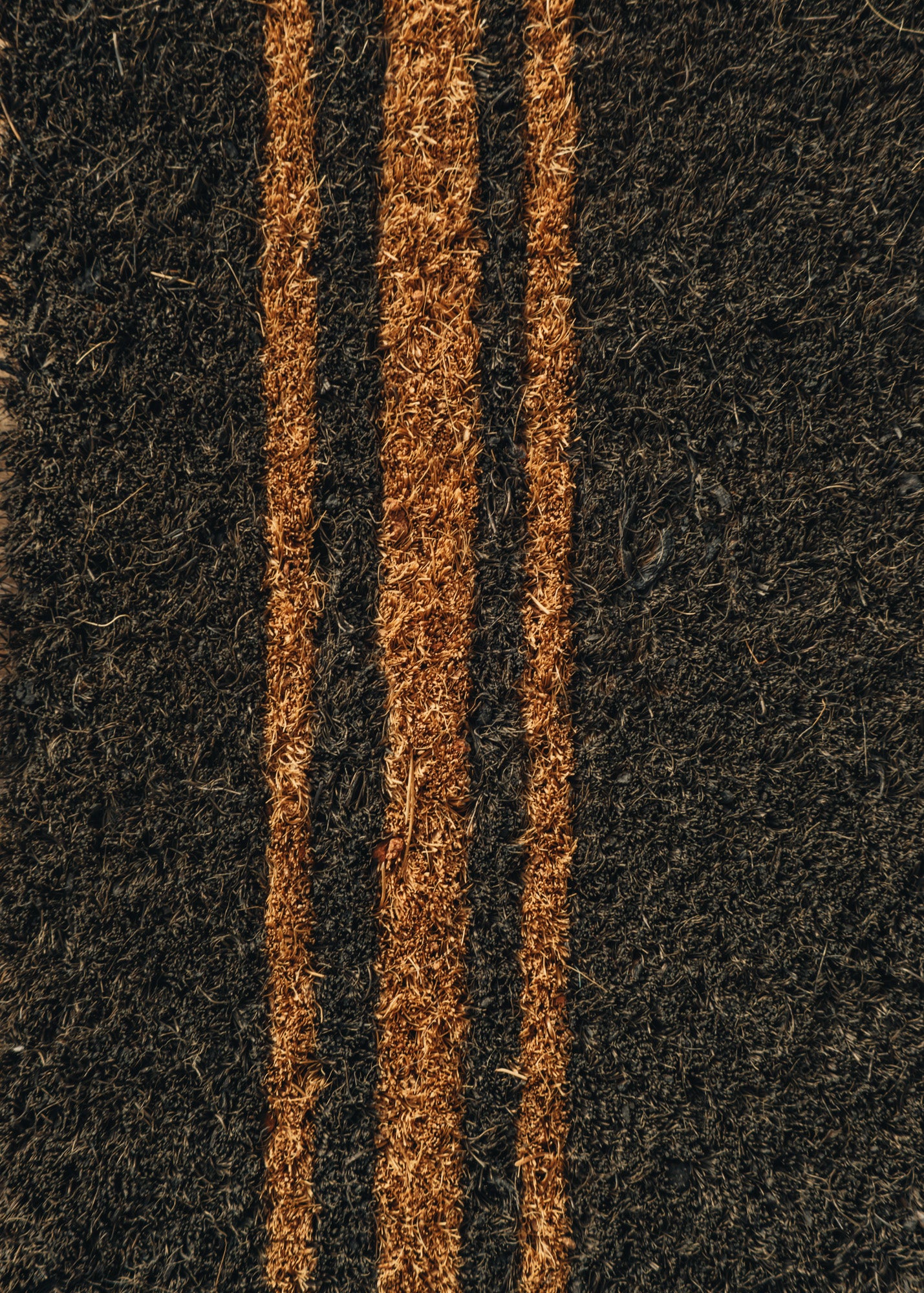 Garden Trading Small Charcoal Triple Stripe Doormat