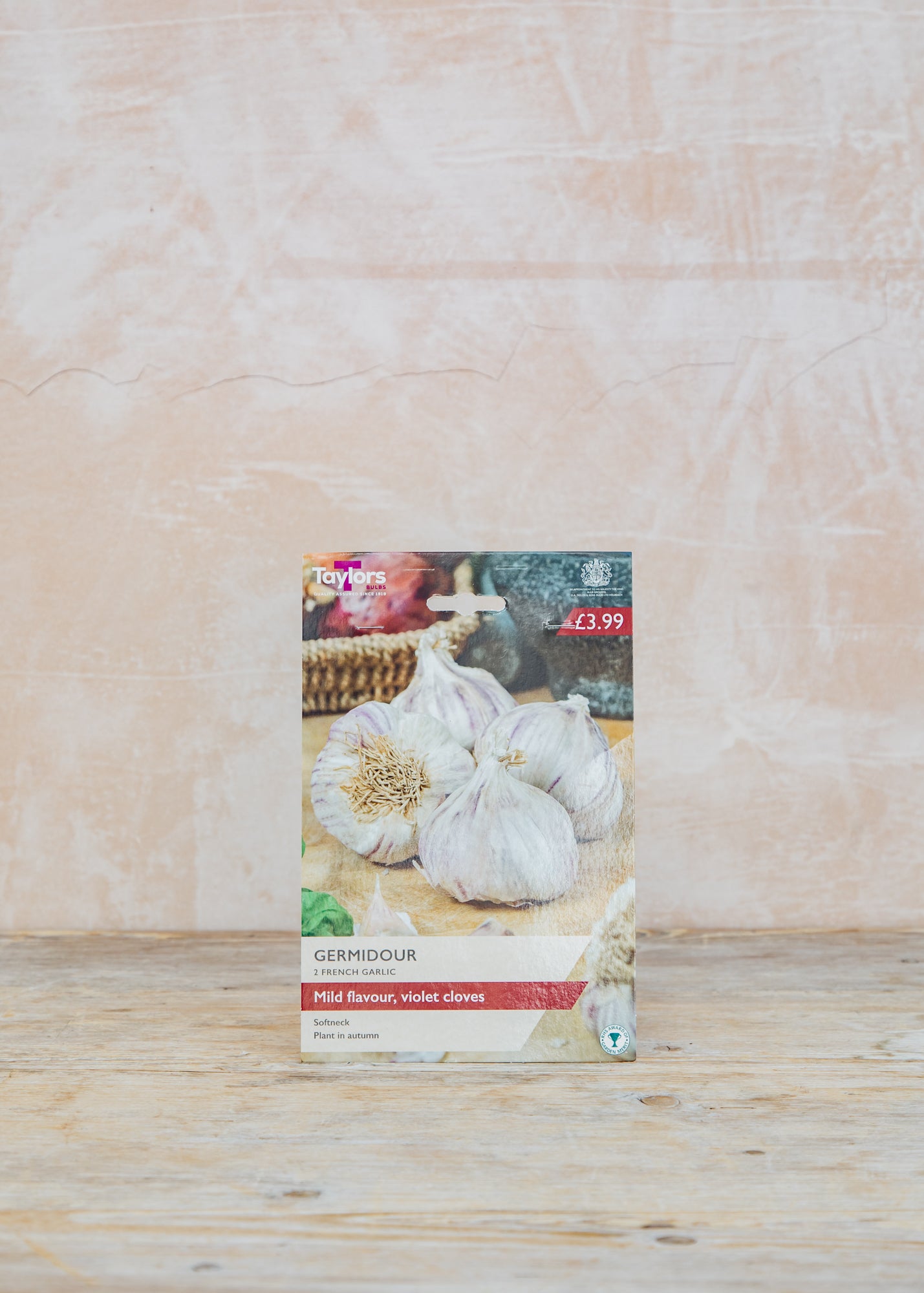 Garlic Germidour, pack of two bulbs
