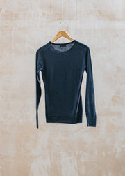John Smedley John Smedley Geranium Crew Neck Jumper in Midnight