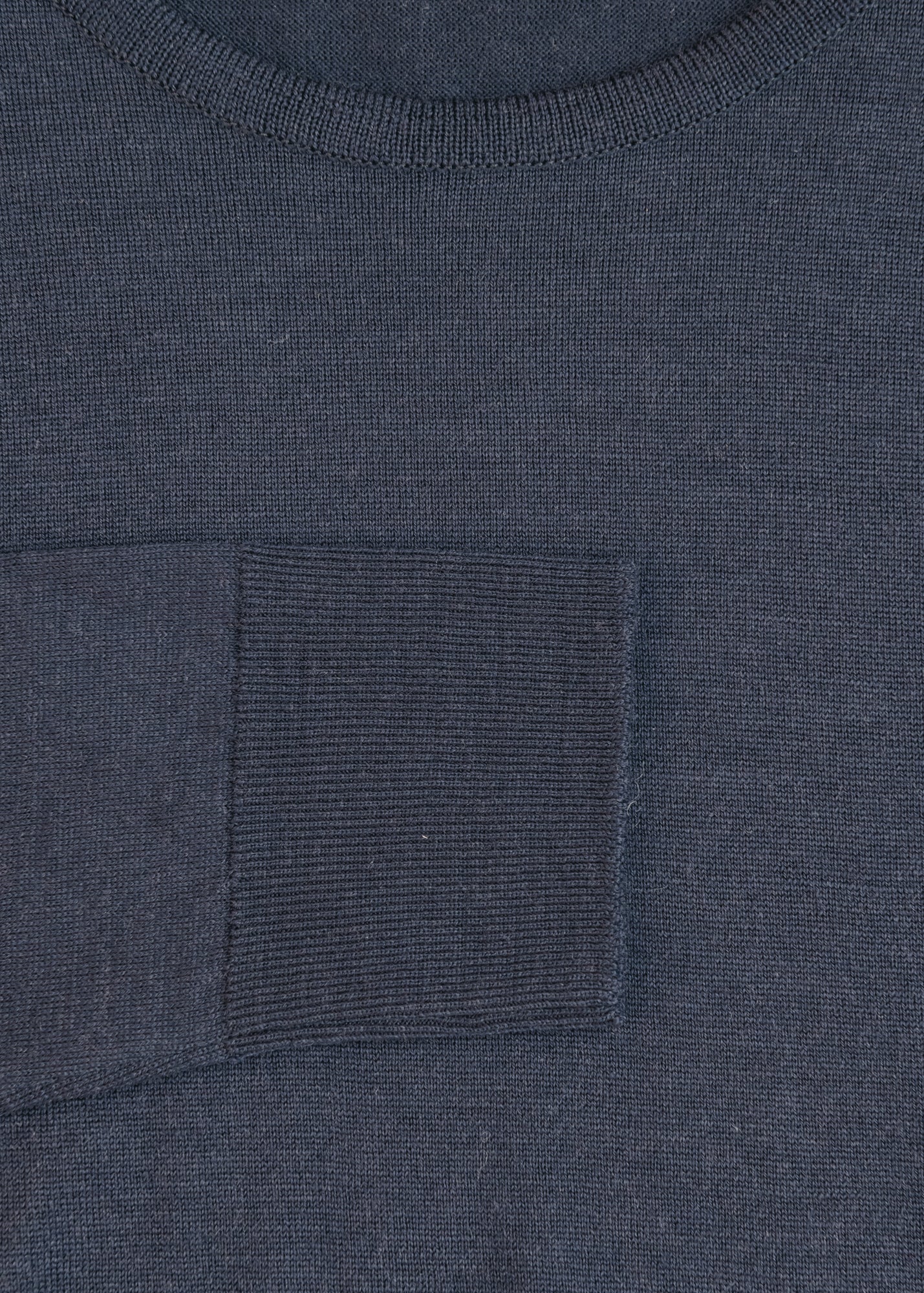 John Smedley John Smedley Geranium Crew Neck Jumper in Midnight
