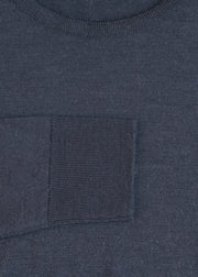 John Smedley John Smedley Geranium Crew Neck Jumper in Midnight
