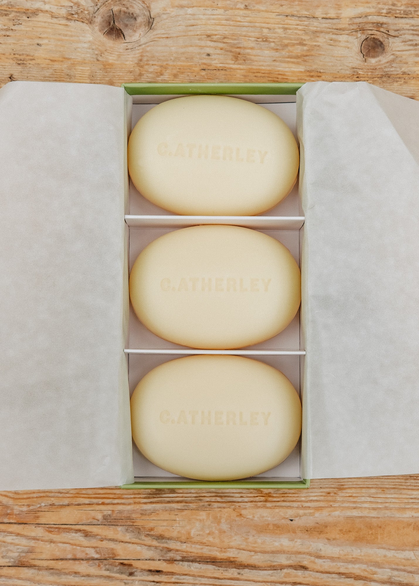 C.Atherley Winter Geranium No.1 Soap Trio