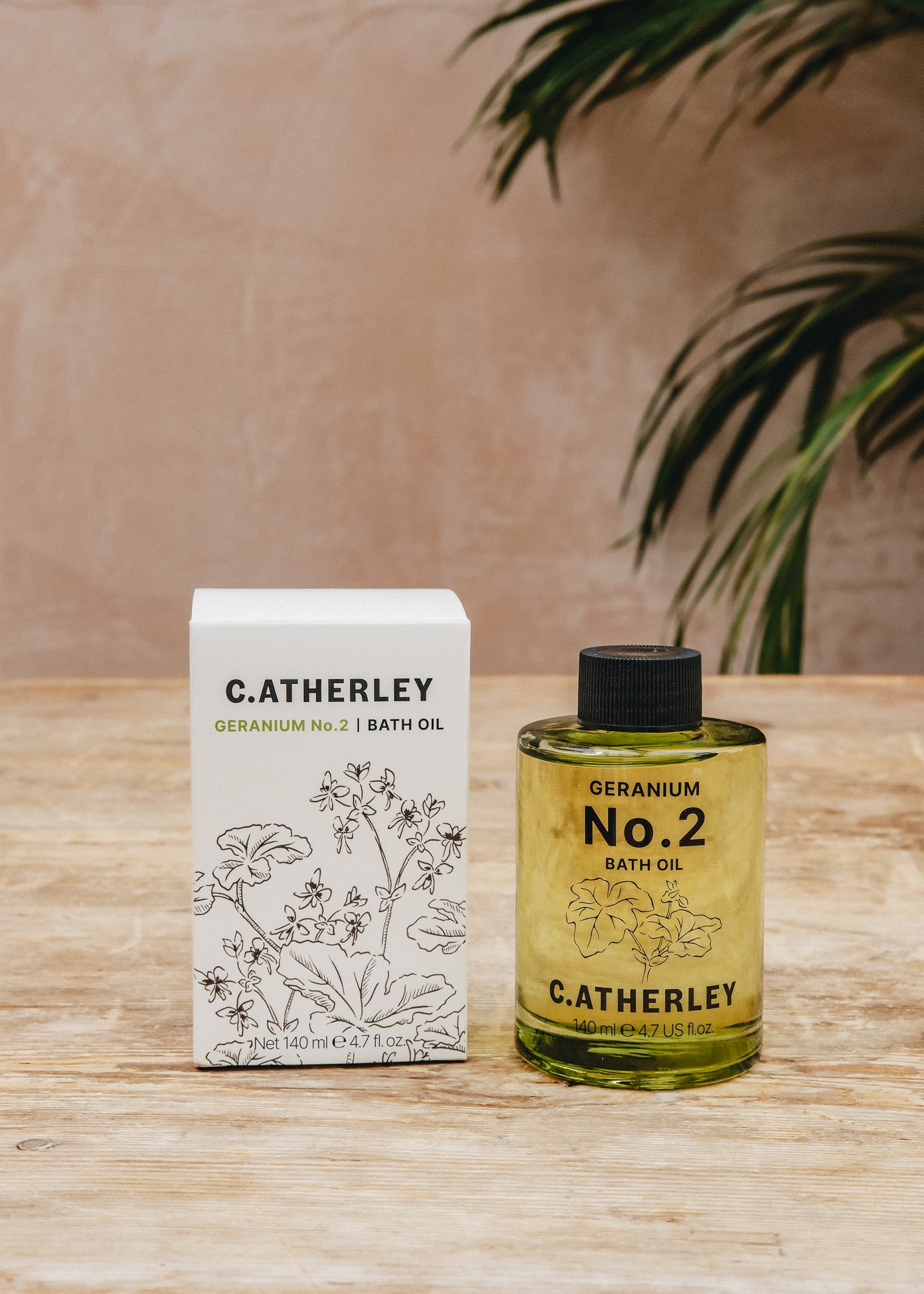 C.Atherley Geranium No.2 Bath Oil, 140ml