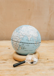 Gingko Mini Sky Blue AtlasGlobe Lamp