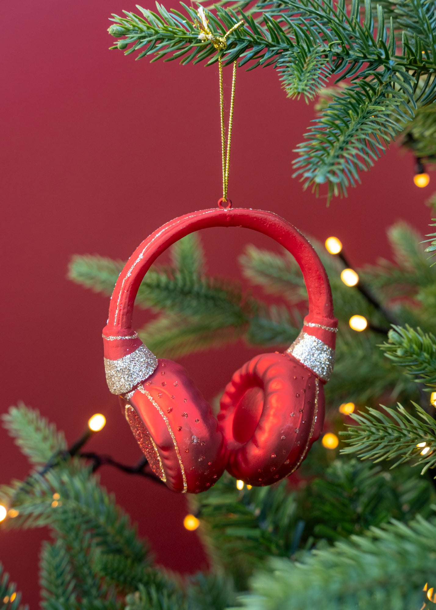 Glass Earphones Decoration