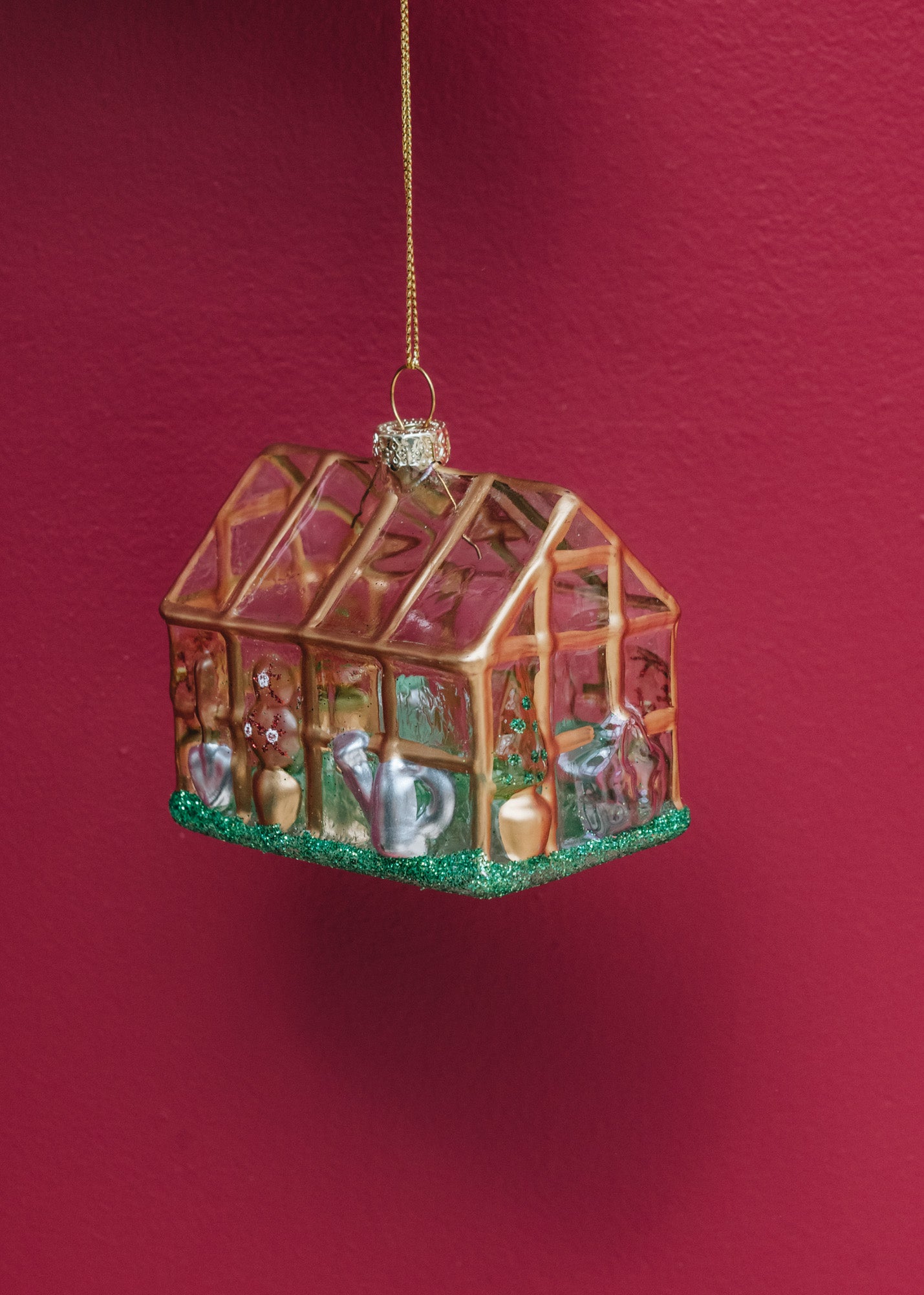 Gisela Graham Glass Greenhouse Decoration