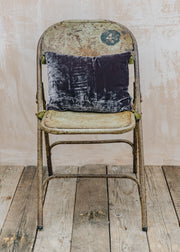 Goa Velvet Cushion with Pompons in Boston