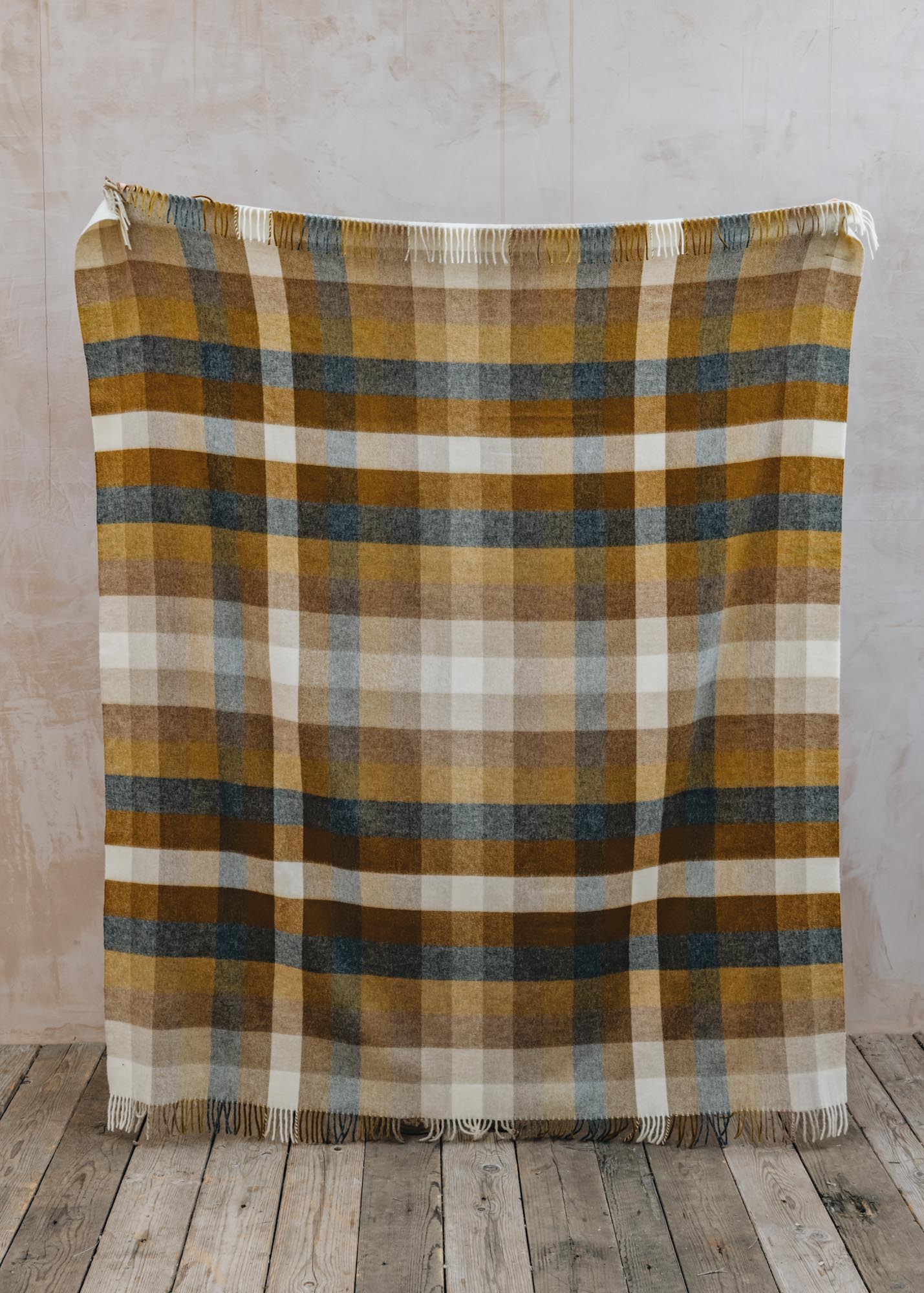Bronte Moon Gold Harlequin Throw