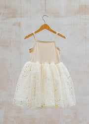 Bob & Blossom Children's Gold Sparkle Tutu Dress