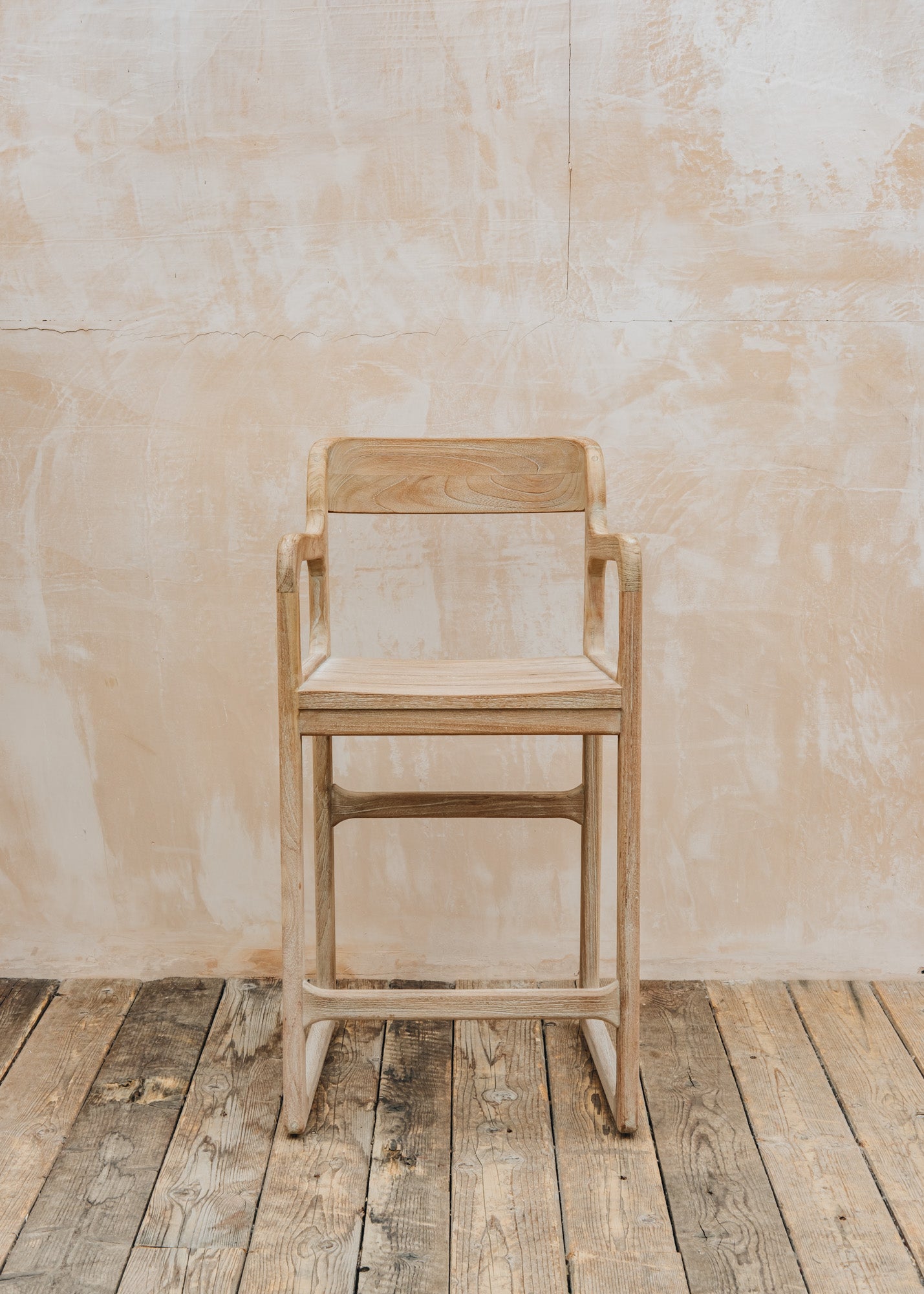 Sally Bar Chair in Natural Grey