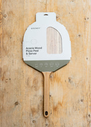 Acacia Wood Pizza Peel and Server, 12