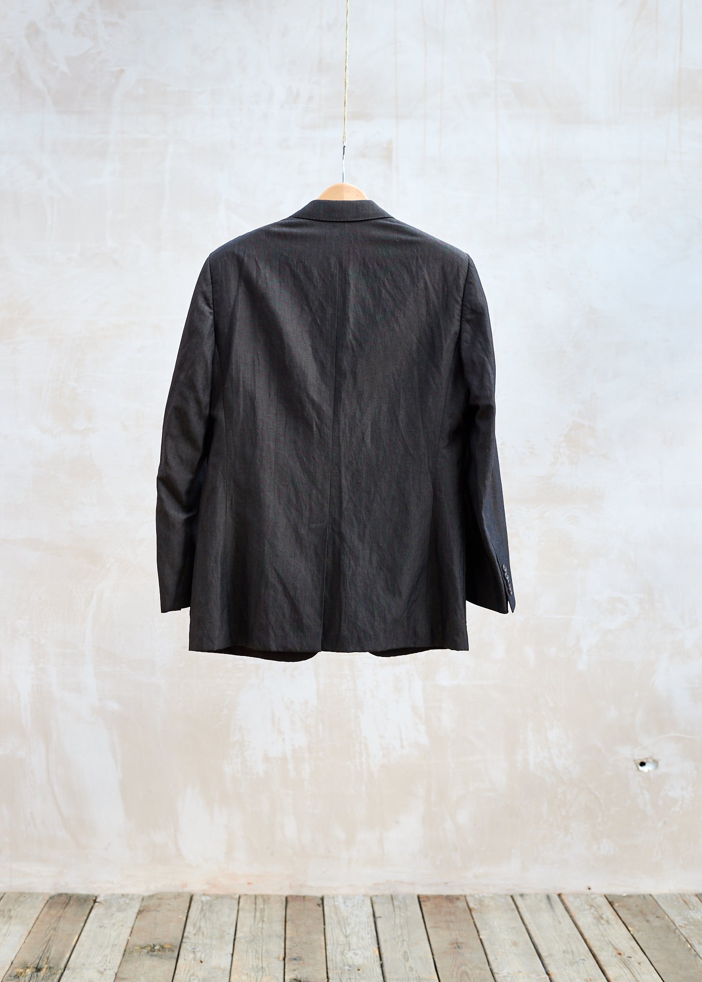 Hermès Brown Cotton/Linen Summer Blazer - L-XL
