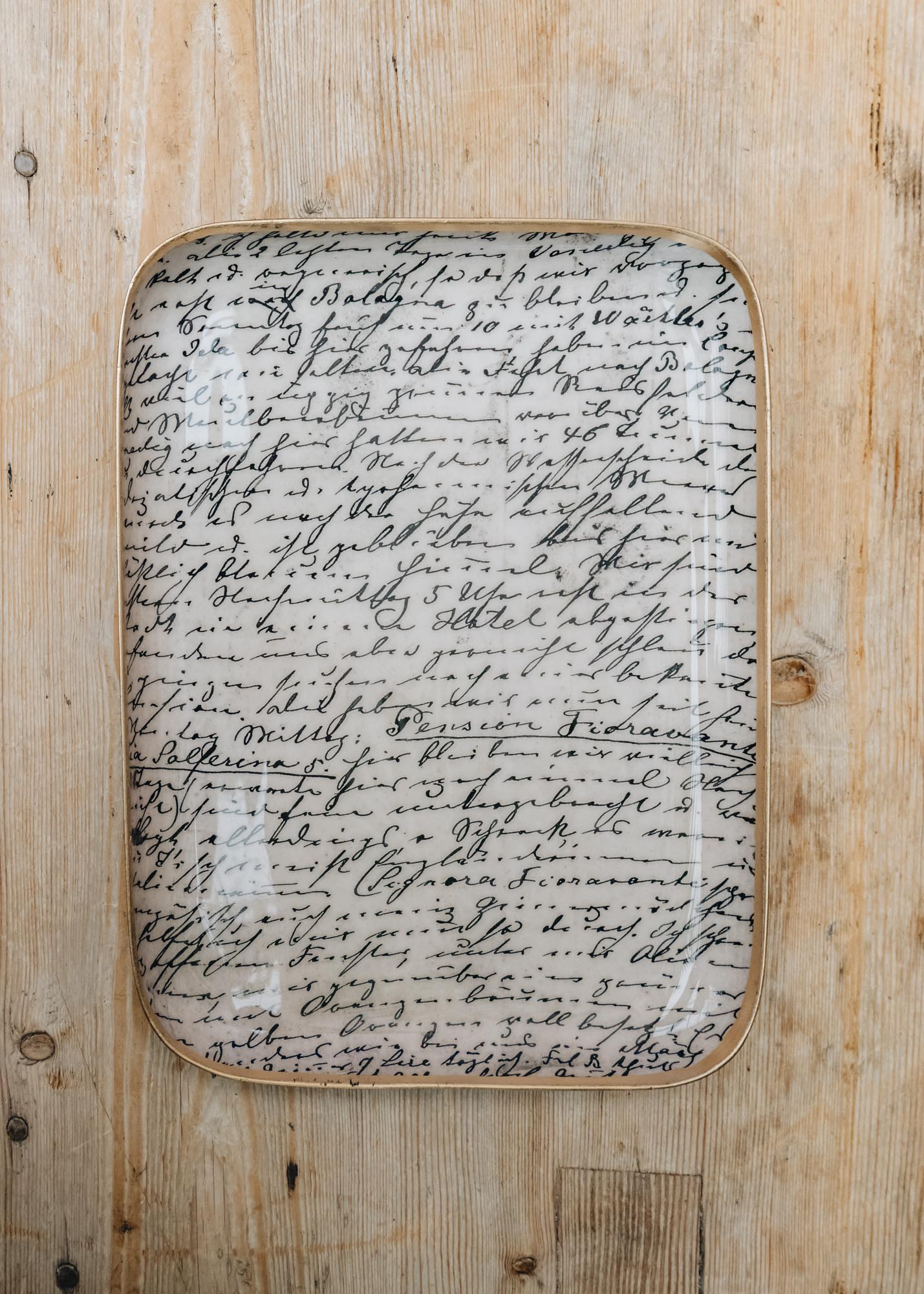 Half Letter from Italy Tray Burford Garden Co.