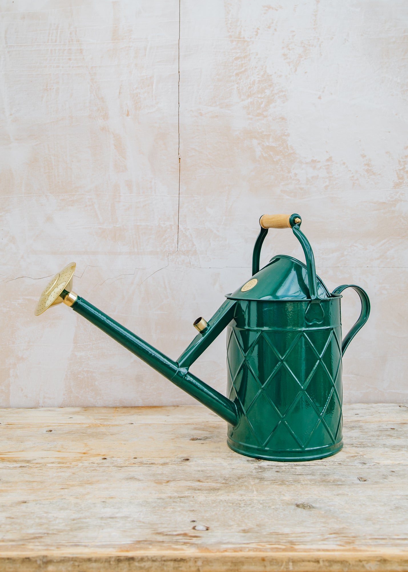 Haws Hockley Heritage Hand Dipped Galvanised Green Watering Can, 2 Gallon
