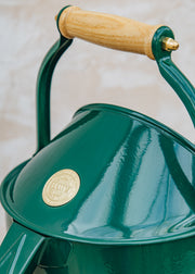 Haws Hockley Heritage Hand Dipped Galvanised Green Watering Can, 2 Gallon