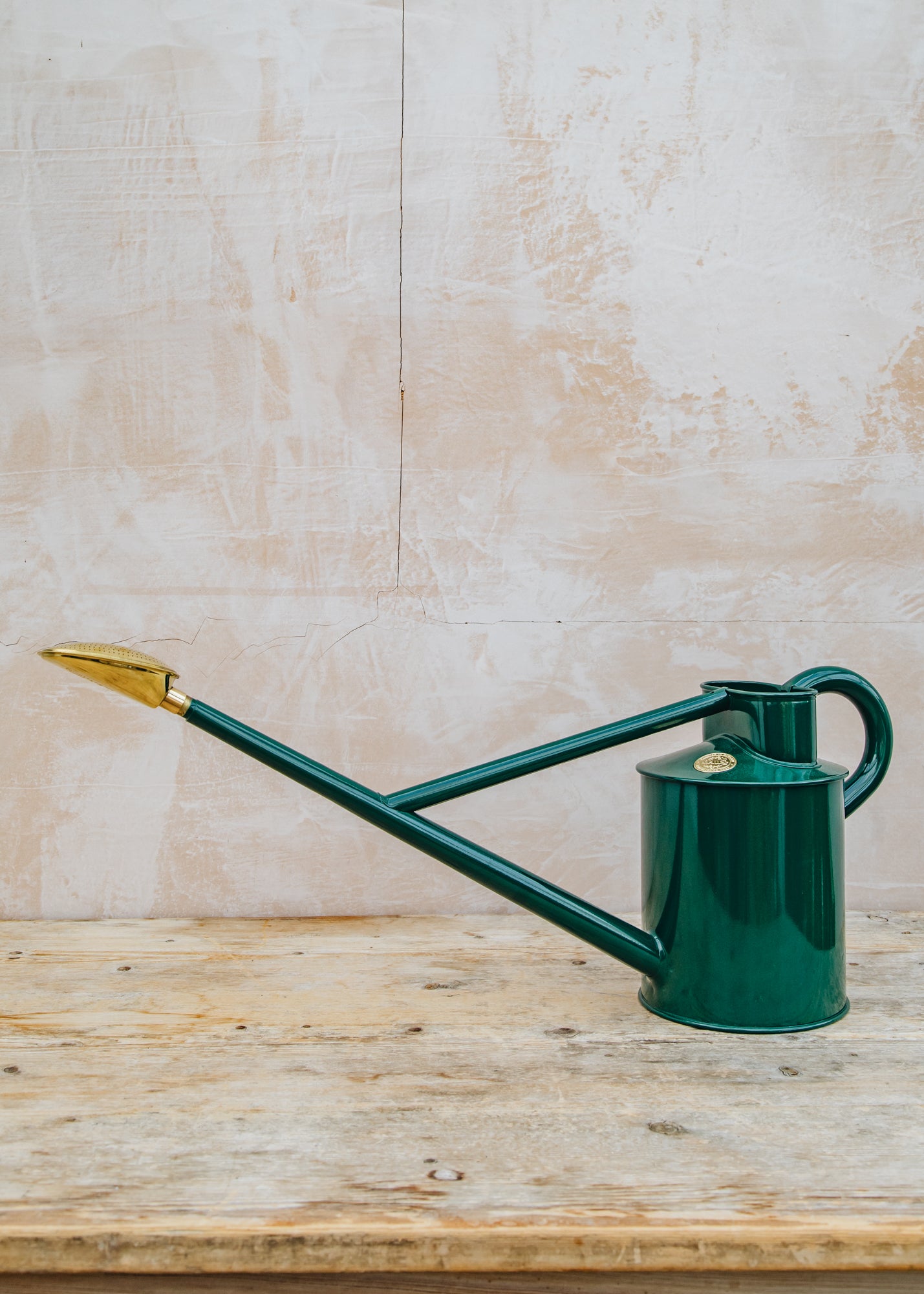 Haws Warley Fall Hand Dipped Galvanised Green Watering Can, 1 Gallon