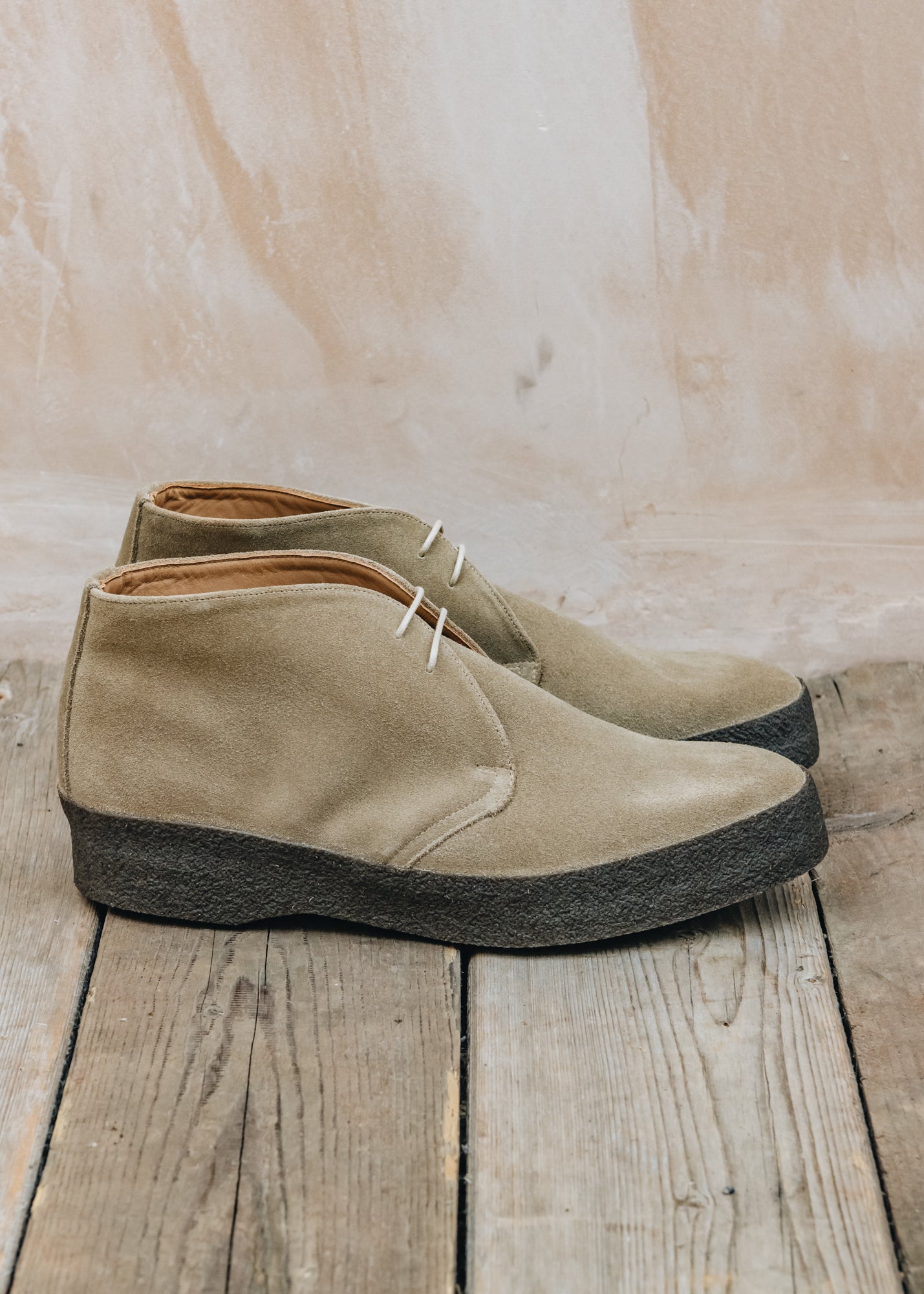 Sanders Men's Sanders Hi Top Suede Chukka Boots in Dirty Buck