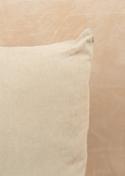 Himla Sunshine Linen Cushion in Natural, 60cm x 60cm