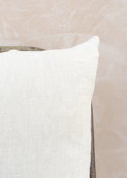 Himla Sunshine Linen Cushion in Oatmeal, 50cm x 50cm