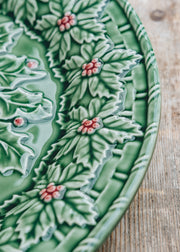 Bordallo Pinheiro Holly Charger Plate