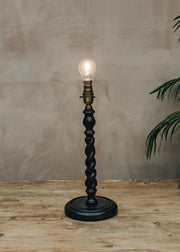 Pooky Lighting Holly Table Lamp in Dark Mahogany