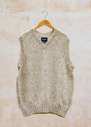 John Smedley Cosmic Spiele Vest Jumper in Beige