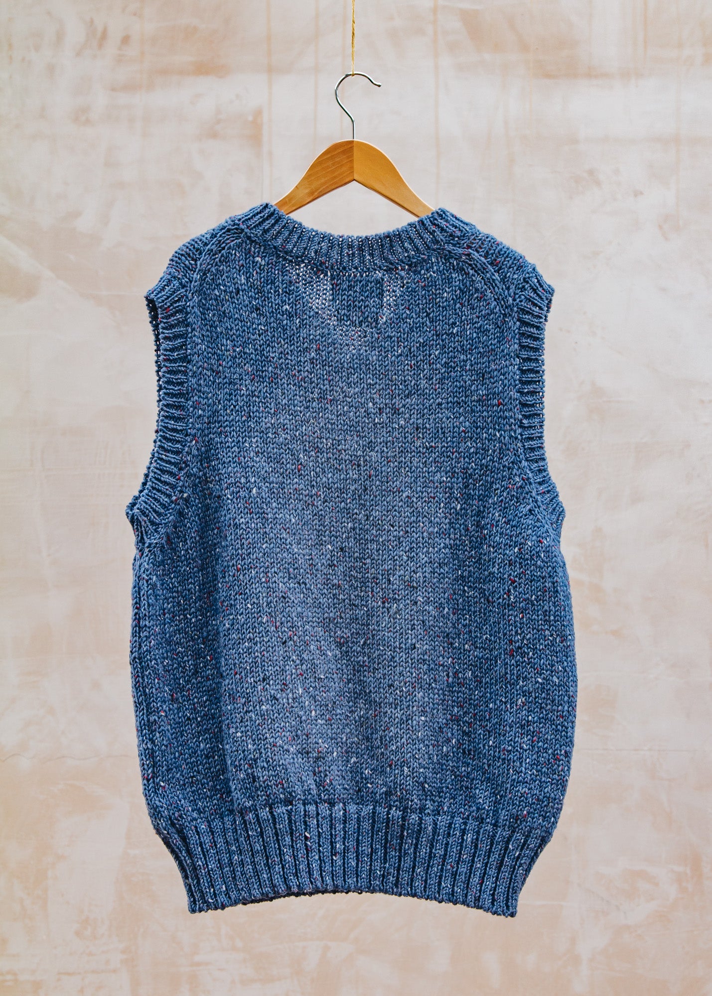 Howlin' Cosmic Spiele Vest Jumper in Blue Diamond