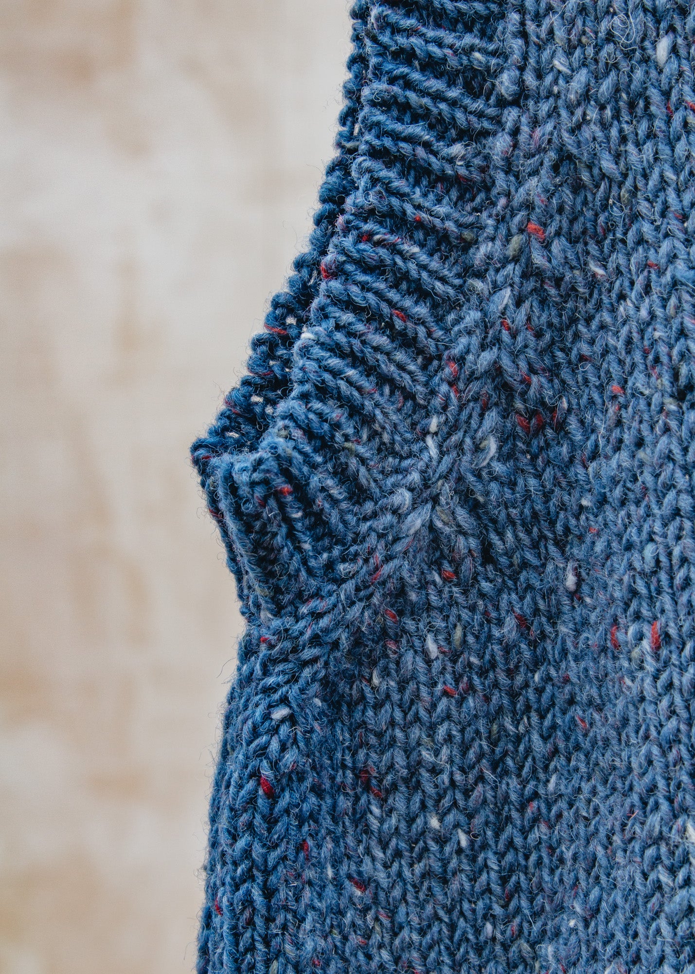 Howlin' Cosmic Spiele Vest Jumper in Blue Diamond