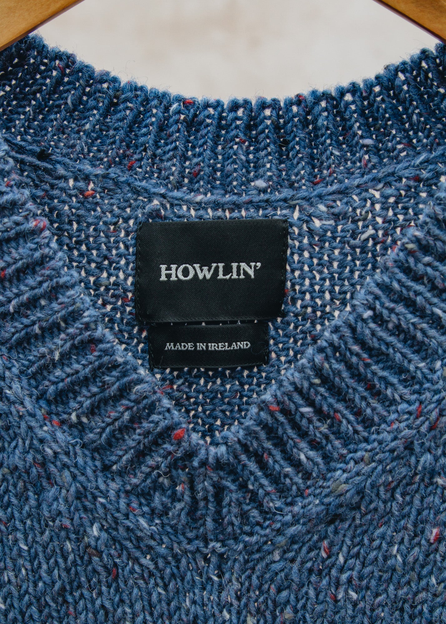 Howlin' Cosmic Spiele Vest Jumper in Blue Diamond