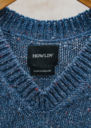 Howlin' Cosmic Spiele Vest Jumper in Blue Diamond