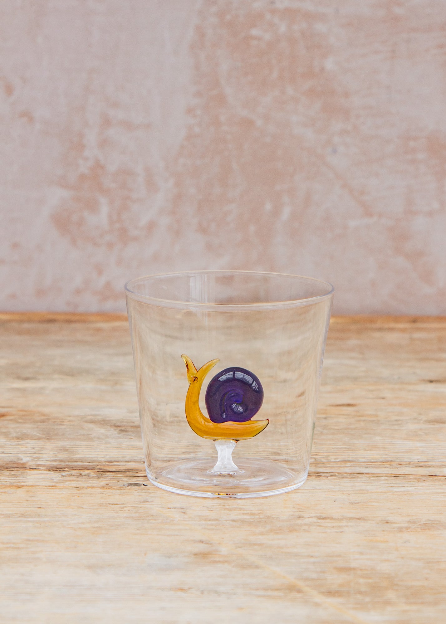 The Braided Rug Co. Snail Animal Farm Glass Tumbler