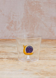 The Braided Rug Co. Snail Animal Farm Glass Tumbler
