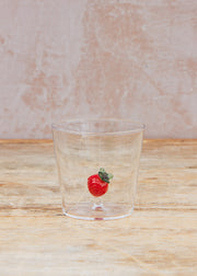 Van Deurs Strawberry Glass Tumbler