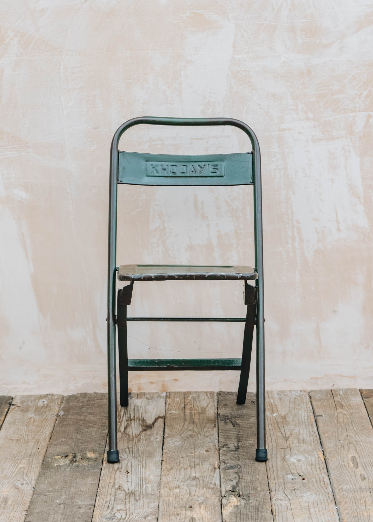 Nkuku Ishan Reclaimed Metal Folding Chair