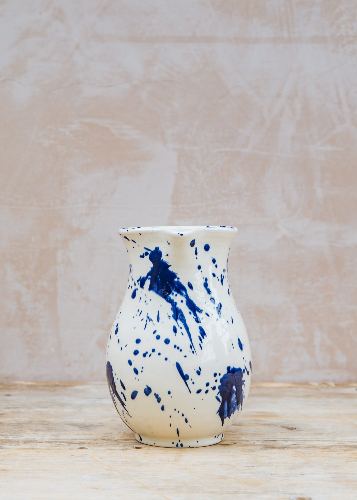 Ivan Ros Blue Splatter Large Jug, 1.3L