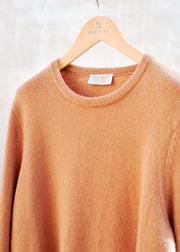 John Smedley Wool & Cashmere Burnt Orange Crewneck - M