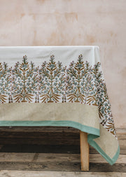 Jasmine Sage Tablecloth
