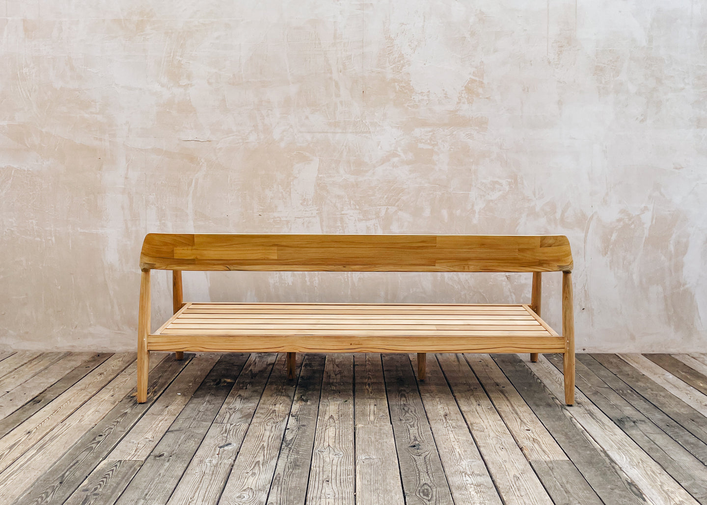 Jati Kebon Teak Tofino Sofa with Cushions