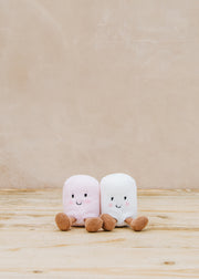 Jellycat Amuseables Pink and White Marshmallows