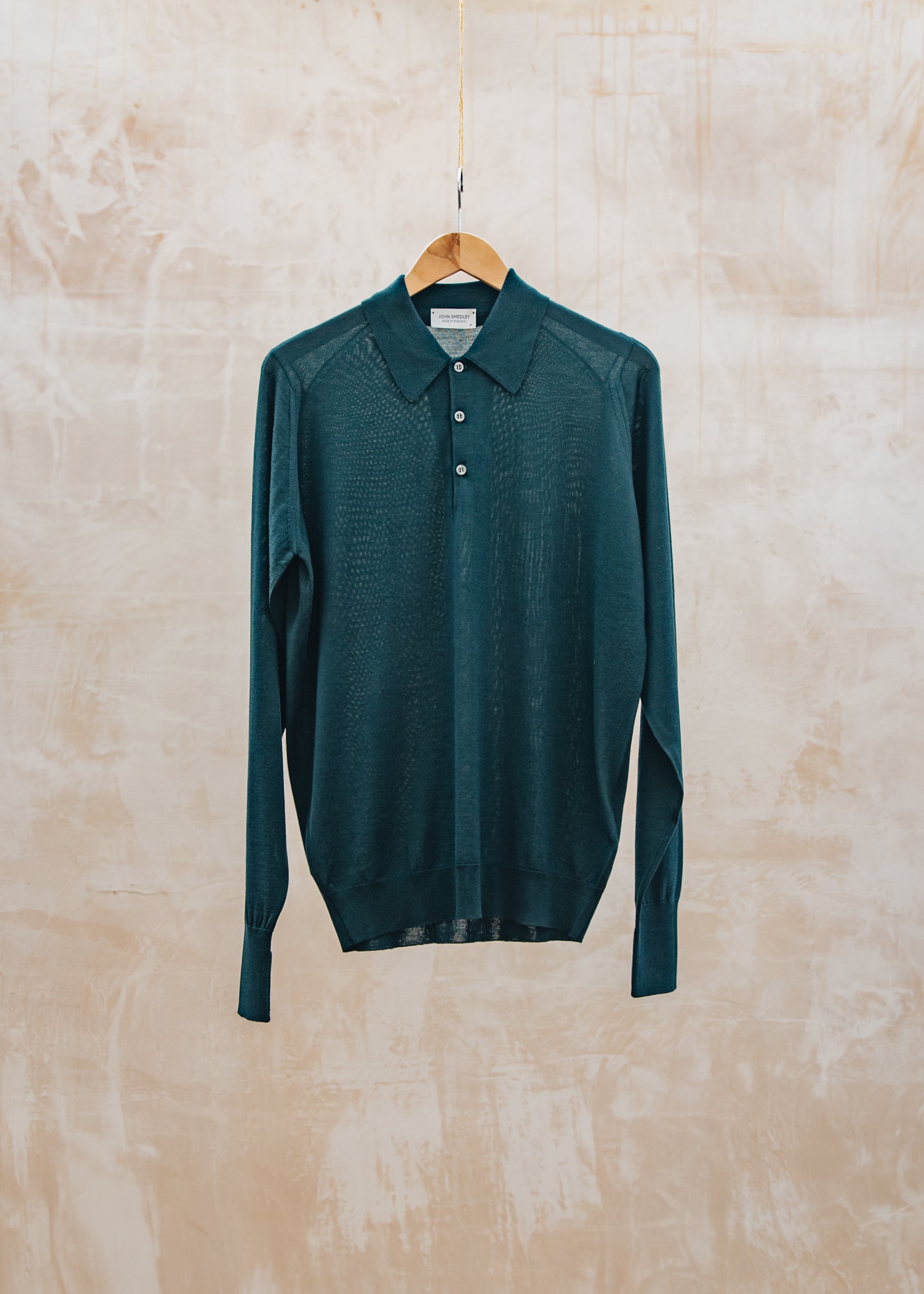 Red Wing Dorset Polo Wool Polo Shirt 30s Collar in Richardson Green