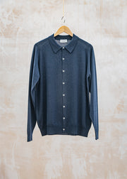 Red Wing Tibor Button Through Wool Shirt in Midnight
