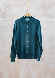 Red Wing Tibor Button Through Wool Shirt in Richardson Green